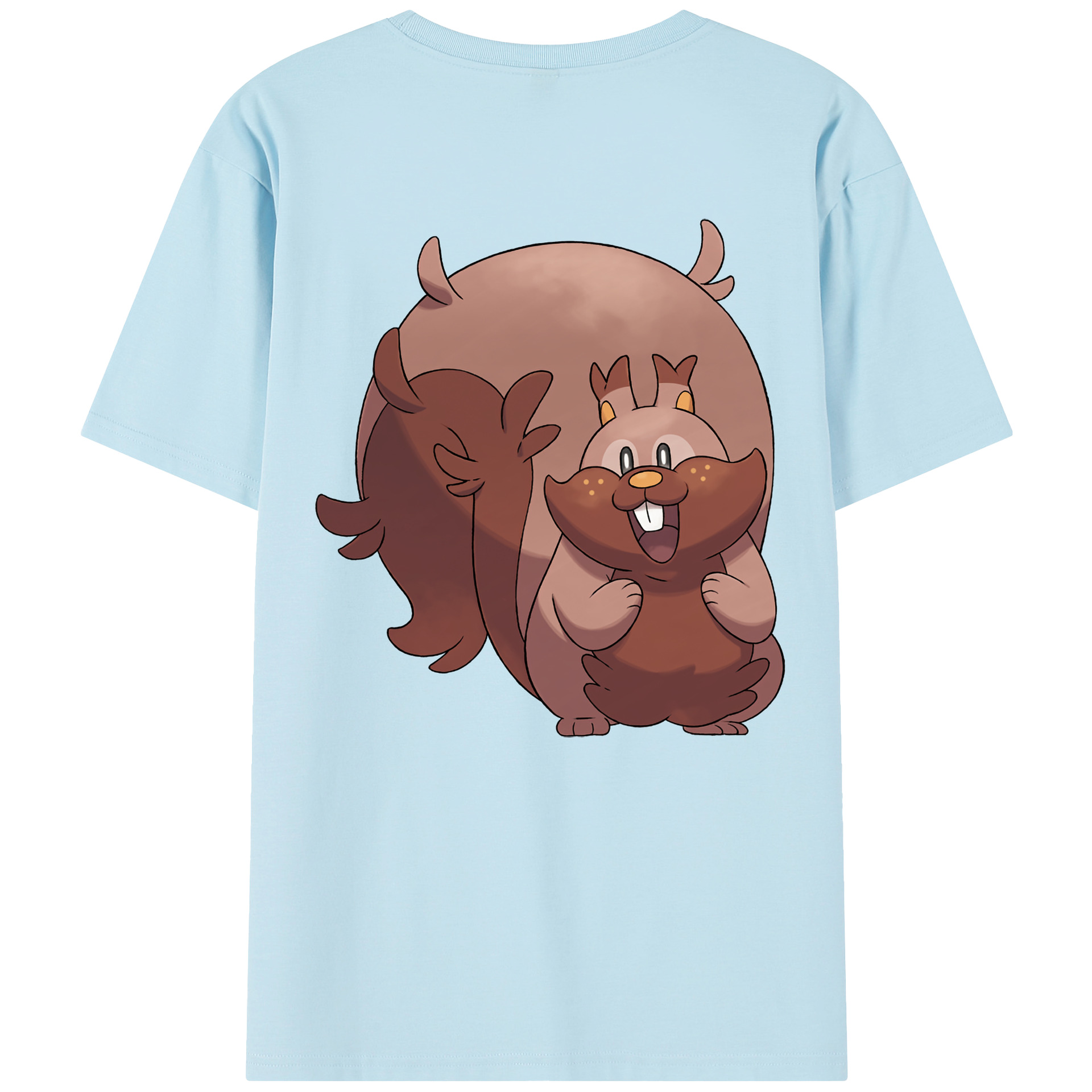（画像用） ポケットモンスター Pokémon 綿100％半袖Tシャツ（背面プリント）